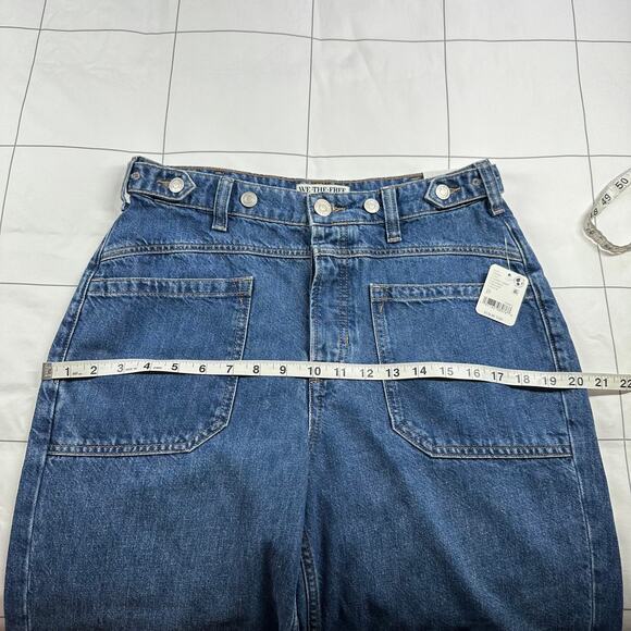 We The Free Palmer Cuffed Jeans Tunnel Vision Size 27 - Picture 11 of 15